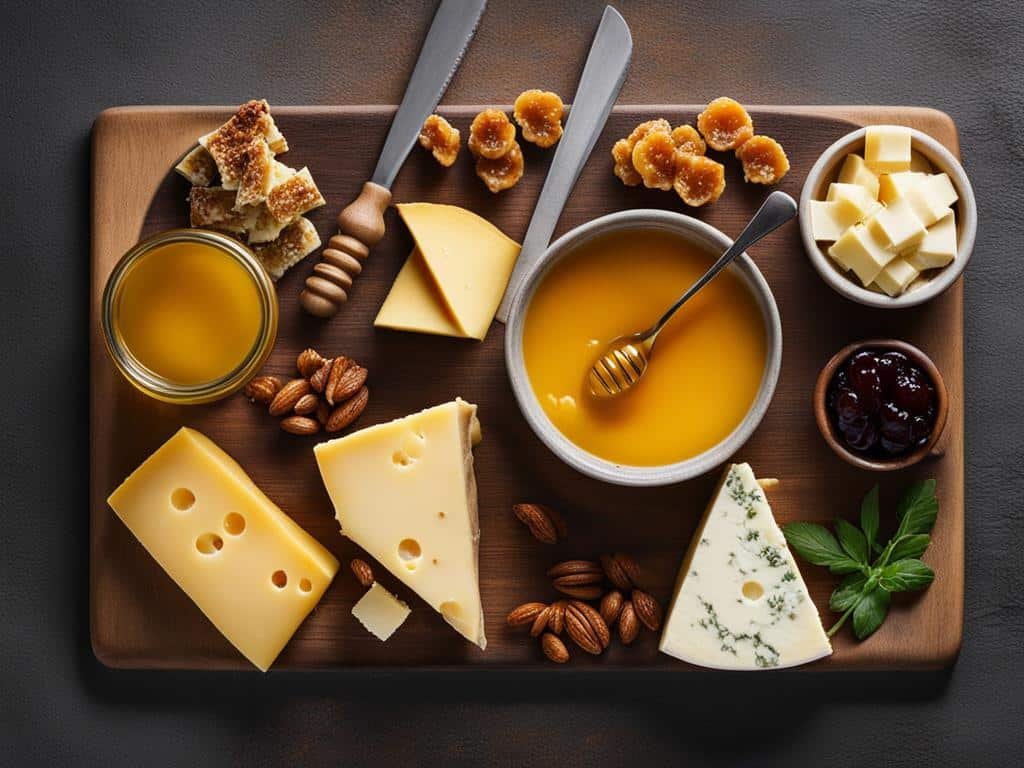 Abbinamento formaggio e miele