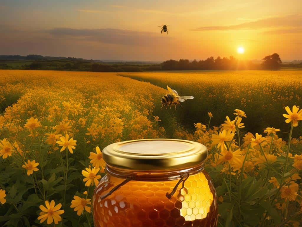 colore ambrato e aroma fruttato del miele di ailanto