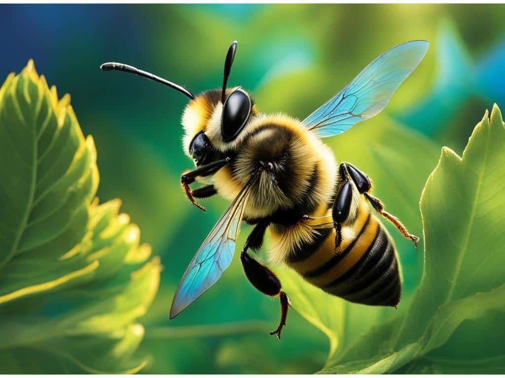 l'ape regina in volo nuziale