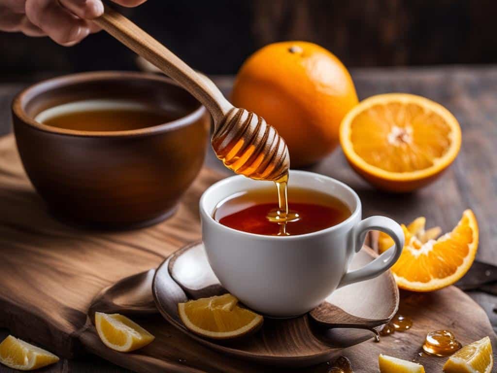 miele d'arancio in cucina
