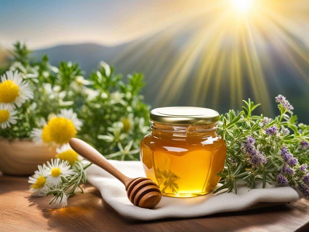 salute con il miele di timo