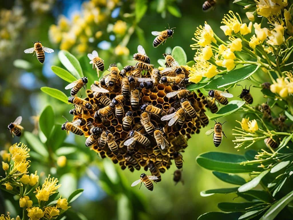 ape che produce il miele di Manuka